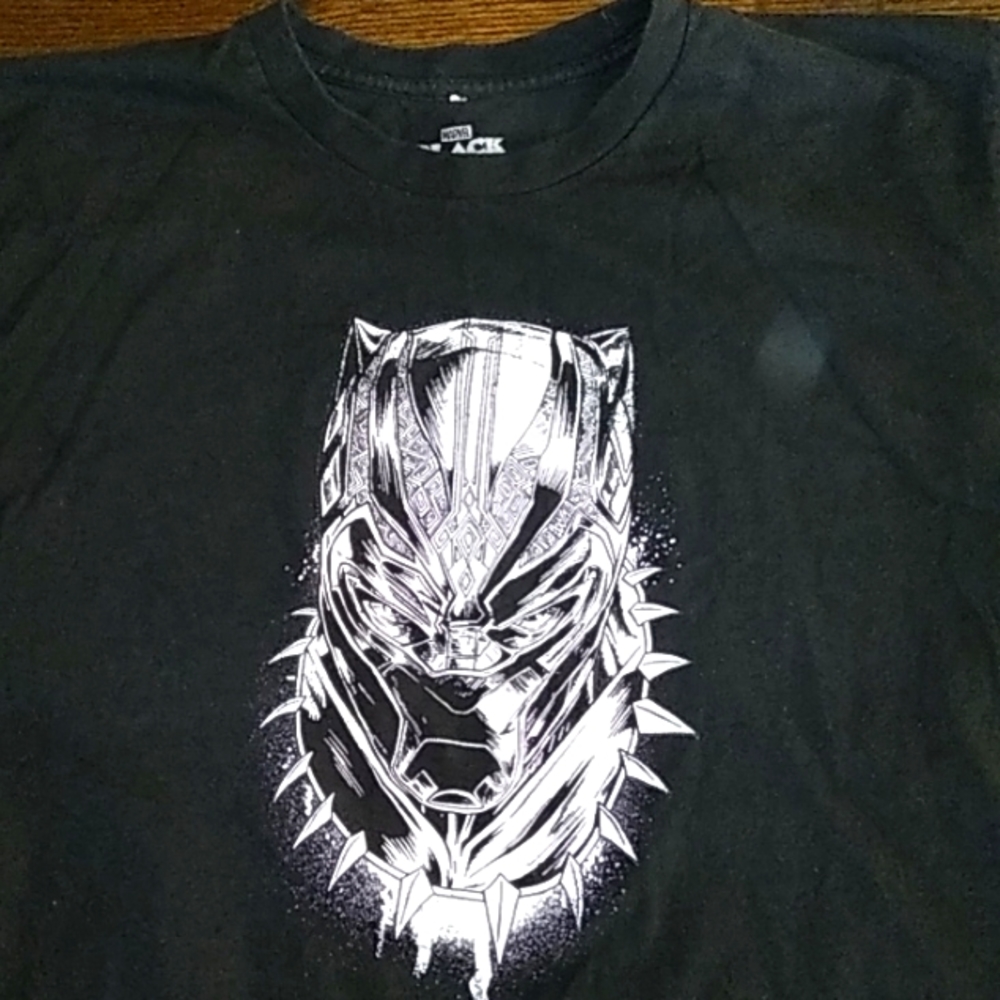 Marvel Black Panther Crew Tee Shirt